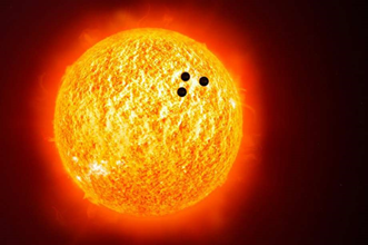 (Figure 1, Russian Outlet Claims NASA Took an Amazing, Totally True Image of 3 UFOs.) [4]